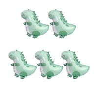 DUINIU Ballons De Film en Aluminium De Dinosaure De 5 Pièces, Jouets Gonflables d'animaux De Bande Dessinée Mignons, Décorations Mignonnes De Fête d'anniversaire.