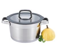 DUKA : Accessoires de cuisine, vaisselle, plats de service, décoration de table - Casserole professionnelle avec couvercle, 6 litres, compatible induction, en acier inoxydable, modèle Eskil, DUKA