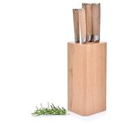 DUKA : Accessoires de cuisine, vaisselle, plats de service, décoration de table - Ensemble de couteaux professionnels en bloc en bois, 5 pièces, SNITT DUKA