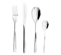 DUKA : Accessoires de cuisine, vaisselle, plats de service, décoration de table - SIGRID : Ensemble de couverts en acier inoxydable de 24 pièces pour 6 personnes