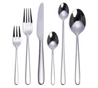DUKA : Accessoires de cuisine, vaisselle, plats de service, décoration de table. Un ensemble de couverts charmant de 36 pièces pour 6 personnes, en acier, modèle Tropea, DUKA