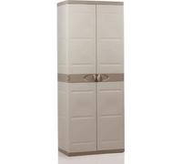Dulap de gradina Plastiken, Plastique, 176 x 70 x 45 cm, Bej