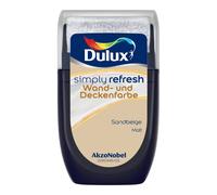 Dulux Simply Refresh Peinture murale et plafond Beige sable Testeur 30 ml