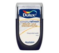 Dulux Simply Refresh Peinture murale et plafond Blanc magnolia Testeur 30 ml Peinture d'intérieur rafraîchissante et durable pour une belle maison
