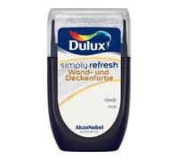 Dulux Simply Refresh Peinture murale et plafond Blanc Tester 30 ml