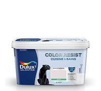 Dulux Valentine Color Resist - Peinture Intérieure Pièces Humides - Pour Murs, Plafonds, Boiseries - Lessivable et Résistante - Couleur : Rose Nude Satin - 2 L - 5262092