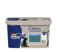 Dulux Valentine Crème de Couleur - Peinture multi-supports intérieure - Mat Eucalyptus 2,5 L