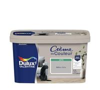 Dulux Valentine Crème de Couleur - Peinture multi-supports intérieure - Satin Béton Gris 2,5 L