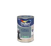 Dulux Valentine Crème de Couleur - Peinture multi-supports intérieure - Satin Bleu Gris 1,25 L
