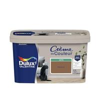 Dulux Valentine Crème de Couleur - Peinture multi-supports intérieure - Satin Havane 2,5 L