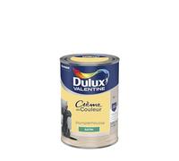 Dulux Valentine Crème de Couleur - Peinture multi-supports intérieure - Satin Pamplemousse 1,25 L