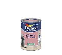 Dulux Valentine Crème de Couleur - Peinture multi-supports intérieure - Satin Vieux Rose 1,25 L