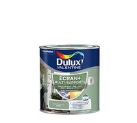 Dulux Valentine ECRAN+ MULTI-SUPPORTS EXTERIEURE - Peinture en Phase Aqueuse pour l'Éxtérieur et l 'Intérieur - Satin Vert Provence 0,5 L