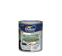 Dulux Valentine ECRAN+ MULTI-SUPPORTS EXTERIEURE - Peinture en Phase Aqueuse pour l'Éxtérieur et l 'Intérieur - Satin Gris Franc 2 L