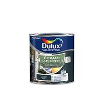 Dulux Valentine ECRAN+ MULTI-SUPPORTS EXTERIEURE - Peinture en Phase Aqueuse pour l'Éxtérieur et l 'Intérieur - Satin Gris Anthracite 0,5 L