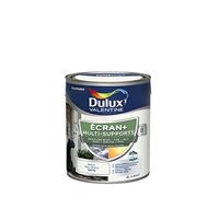 Dulux Valentine ECRAN+ MULTI-SUPPORTS EXTERIEURE - Peinture en Phase Aqueuse pour l'Éxtérieur et l 'Intérieur - Satin Blanc 2 L