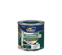 Dulux Valentine ECRAN+ MULTI-SUPPORTS EXTERIEURE - Peinture en Phase Aqueuse pour l'Éxtérieur et l 'Intérieur - Satin Vert Basque 0,25 L