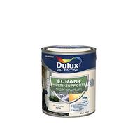 Dulux Valentine ECRAN+ MULTI-SUPPORTS EXTERIEURE - Peinture en Phase Aqueuse pour l'Éxtérieur et l 'Intérieur - Satin Blanc Cassé 2 L