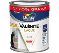 Peinture boiserie blanc brillant DULUX VALENTINE Valenite 2.5L+20% gratuit