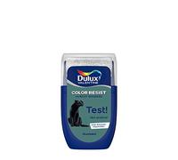 Dulux Valentine Peinture Color Resist - Murs et Boiseries - Mat - Testeur Couleur Vert Profond 30 ml