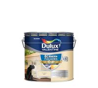 Dulux Valentine Peinture Ecran+ Multi-Supports Extérieure Façades - Crépis, Briques, Ciment, Enduit, Alu, Zinc, PVC - Couleur Longue Tenue -Mat Ton Pierre 10L