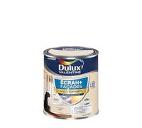 Dulux Valentine Peinture Ecran+ Multi-Supports Extérieure Façades - Crépis, Briques, Ciment, Enduit, Alu, Zinc, PVC - Couleur Longue Tenue -Ton Pierre 1L
