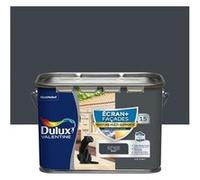 Dulux Valentine Peinture Ecran+ Multi-Supports Extérieure Façades - Crépis, Briques, Ciment, Enduit, Alu, Zinc, PVC - Couleur Longue Tenue - Mat Gris Anthracite 2,5L
