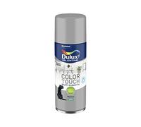 Dulux Valentine Peinture Intérieure et Extérieure Aérosol Color Touch - Pour bois, plastique, PVC, carton, papier - Titanium Satin - 400ml