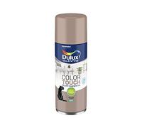 Dulux Valentine Peinture Intérieure et Extérieure Aérosol Color Touch - Pour bois, plastique, PVC, carton, papier - Taupe Satin - 400ml