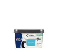 Dulux Valentine Peinture Intérieure Ultra Couvrante, Lessivable, Multi-supports - Satin Bleu Caraïbes 2,25 L - Sans éclaboussures, sans traces, Séchage rapide en 30 min
