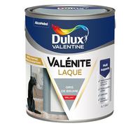 Dulux Valentine Peinture Laque Valénite Intérieur et Extérieur Multi-supports - Finition parfaite et lisse, Formule Haute Résistance - Brillant Gris de Brume 2 L