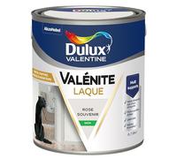 Dulux Valentine Peinture Laque Valénite Intérieur et Extérieur Multi-supports - Finition parfaite et lisse, Formule Haute Résistance - Satin Rose Souvenir 2 L