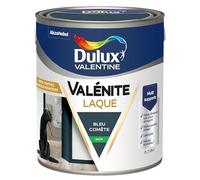 Dulux Valentine Peinture Laque Valénite Intérieur et Extérieur Multi-supports - Finition parfaite et lisse, Formule Haute Résistance - Satin Bleu Comète 2 L