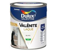 Dulux Valentine Peinture Laque Valénite Intérieur et Extérieur Multi-supports - Finition parfaite et lisse, Formule Haute Résistance - Satin Blanc 2 L