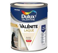 Dulux Valentine Peinture Laque Valénite Intérieur et Extérieur Multi-supports - Finition parfaite et lisse, Formule Haute Résistance - Brillant Blanc Cassé 2 L
