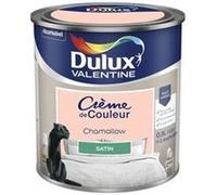 DULUX VALENTINE Peinture mur, boiserie crème de couleur DULUX VALENTINE chamallow satiné 0.5L G