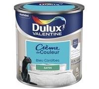 DULUX VALENTINE Peinture mur, boiserie et papier peint DULUX VALENTINE bleu caraibes satiné 0.5L G