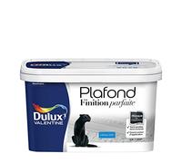 Dulux Valentine Peinture Plafond Finition Parfaite - Masque les Imperfections - Mat Blanc 2,5 L