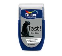 Dulux Valentine Peinture Testeur Crème de Couleur - Murs et Boiseries - Mat - Couleur Gris Sage 30 ml