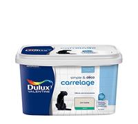 Dulux Valentine Simple & Déco Peinture intérieure de Rénovation - Pour vos carrelages en faïence, verre et porcelaine - Couleur : Lin Ivoire Satin - 2L - 5329862