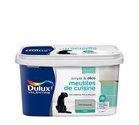Dulux Valentine Simple & Déco Peinture intérieure de Rénovation - Pour vos meubles de cuisine en bois, mélaminé, PVC, métal peint - Couleur : Vert Amande Satin - 2L - 5330480