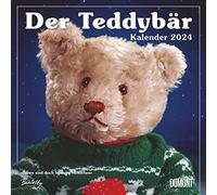 Dumont Calendrier 2024 avec brochures d'ours en peluche au format 30 x 30 cm, calendrier mensuel avec rendez-vous de vacances scolaires, calendrier pour enfants avec ours en peluche câlins