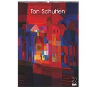 DUMONT Ton Schulten 2026 Calendrier mural 50 x 70 cm avec mosaïque de paysages colorés pour les amateurs d'art