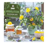 DuMonts Kräuter Kalender 2027: Wandkalender 30x30 cm (30x60 cm geöffnet) mit 36 Fotos mit Rezepten und Tipps und Platz für Notizen