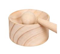 Dumpling Maker | 3.15In Non-Stick Wooden Manual Press Mold | Dumpling Wrapper Skin Maker Kitchen Gadget Smooth Wood Dough Tool | Home Kitchen Apartment Restaurant Party Spring Festival
