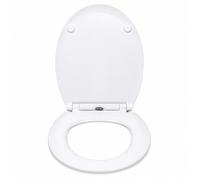 DUN Abattant WC en duroplast hygiénique déclipsable fermeture silencieuse Slim