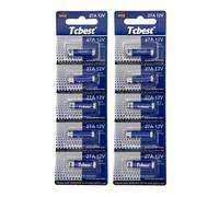 Dunamis Lot de 10 piles alcalines 27 A A27 12 V AKA MN27 L828 pour une utilisation dans les télécommandes, sonnettes sans fil, systèmes de sécurité, etc