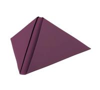 Duni Lot de 45 serviettes en lin Prune 40 x 40 cm
