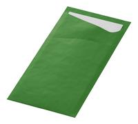 Duni Serviettentaschen Leaf Green Lot De 100 Pièces 1 Paquet