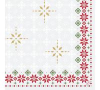 DUNI Serviettes Dunisoft Tradition 40 x 40 cm Lot de 60